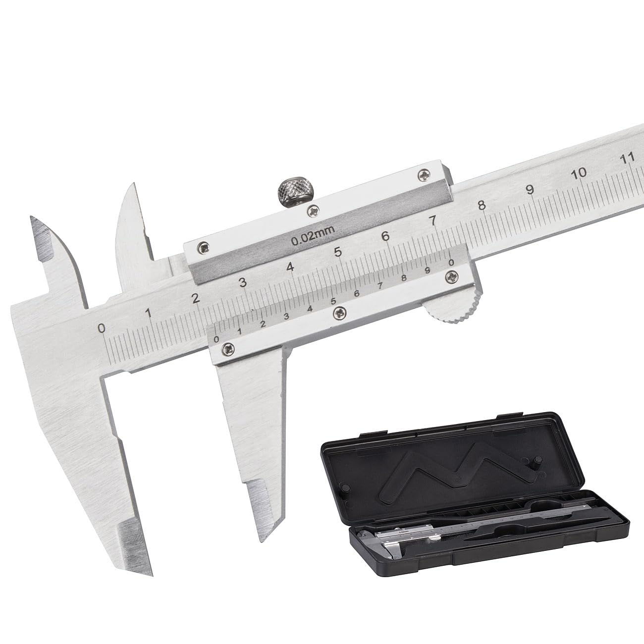 agt-pr-zisionsmessschieber-analog-150-mm-schieblehre-0-02-mm image 1