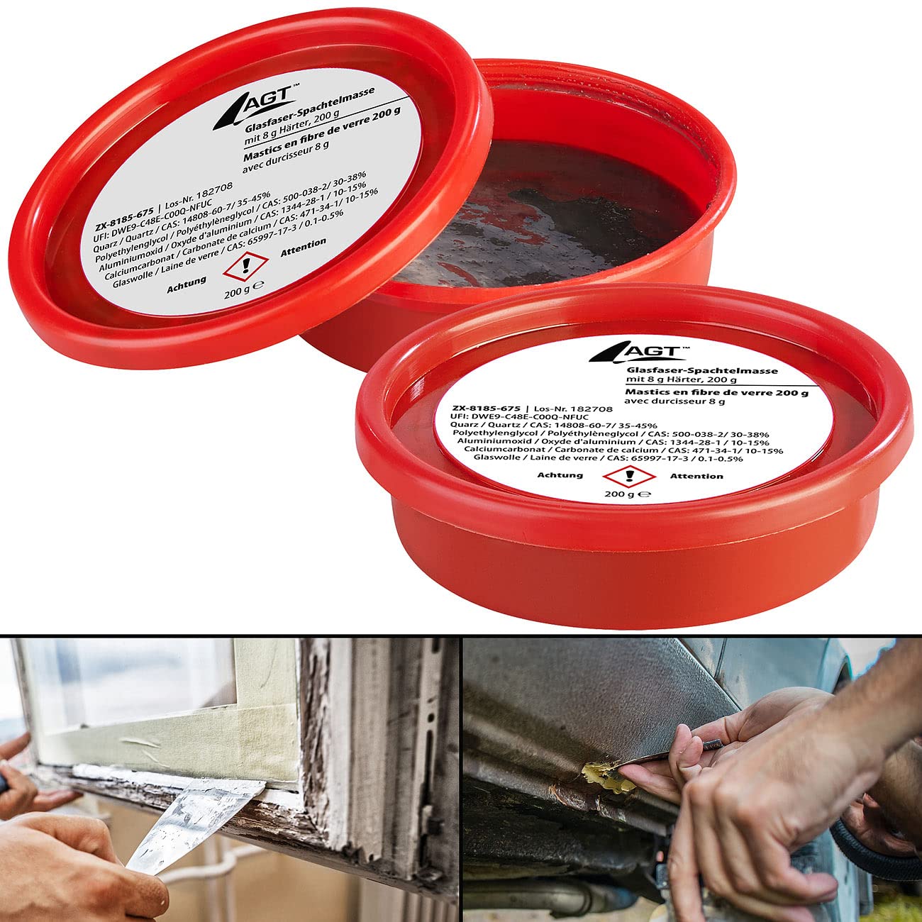 agt-spachtelmasse-glasfaser-2er-set-2x200g-autospachtel image 2