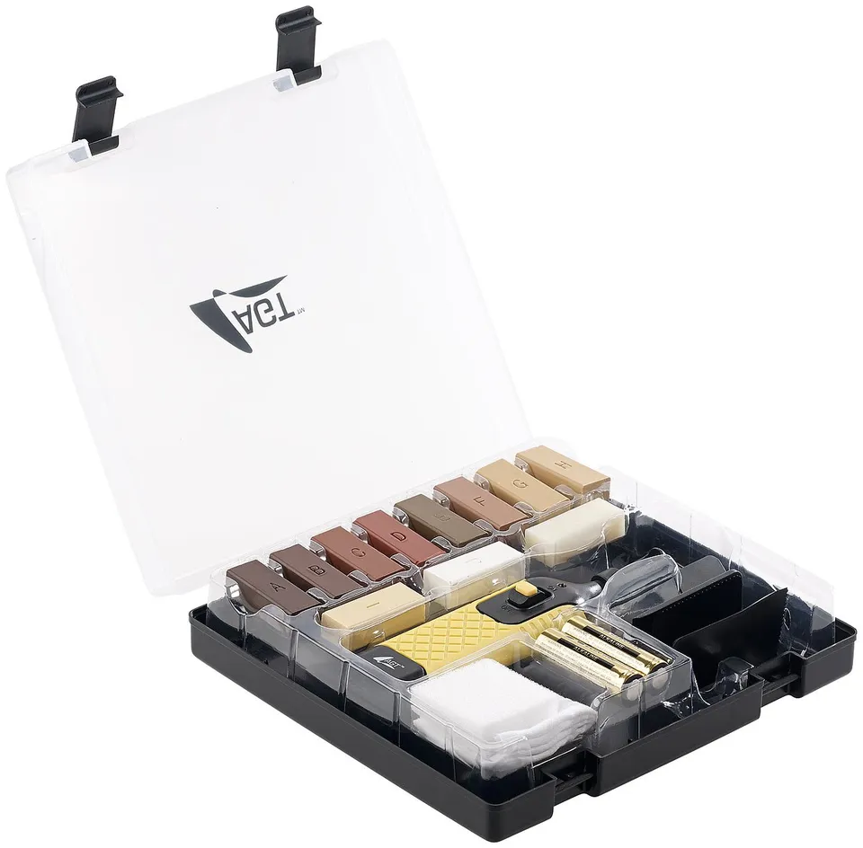 agt-handwerkzeuge-wrs-11-plh-parkett-reparatur-set-wachs-11-farben-koffer image 1
