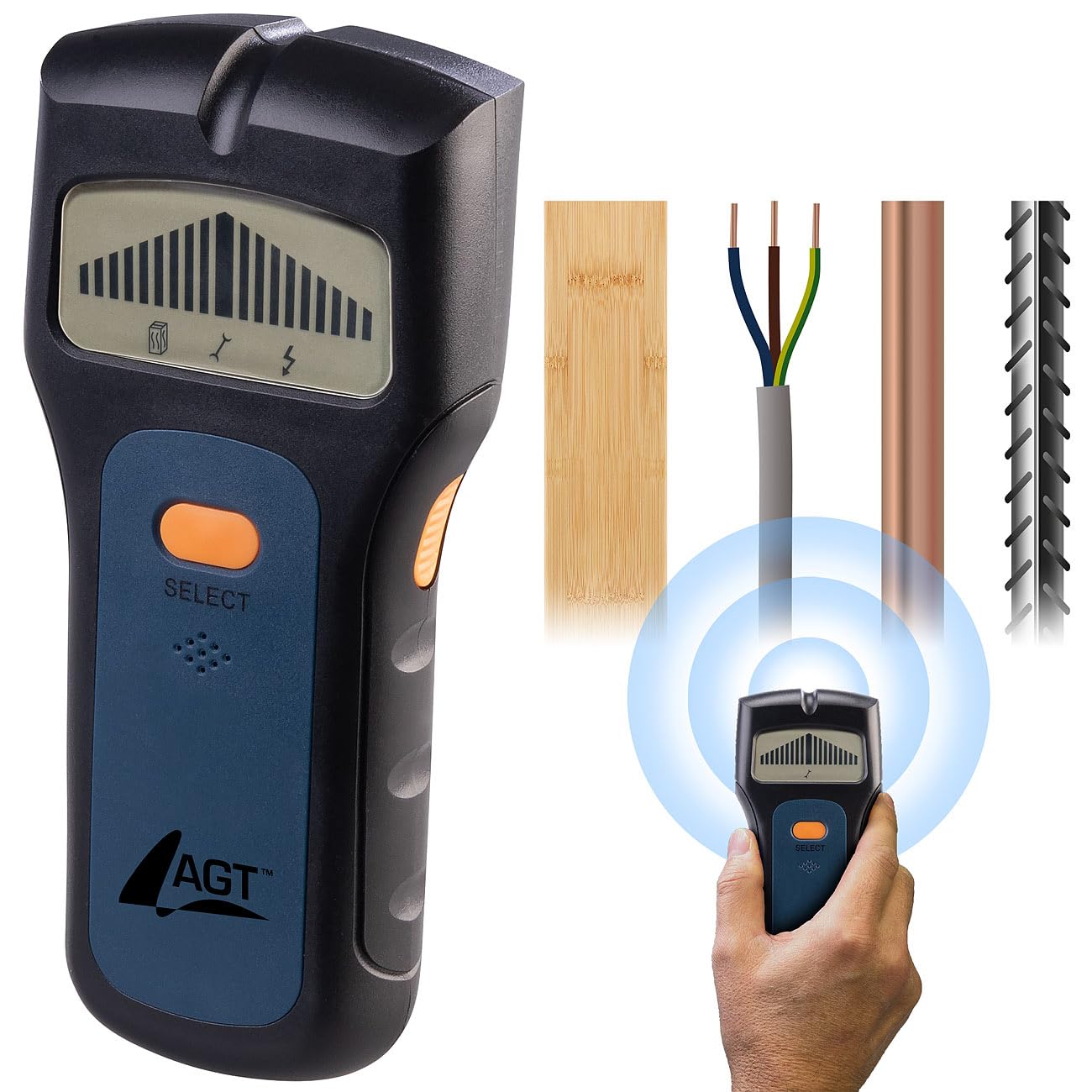 agt-messger-te-3in1-wandscanner-leitungsfinder-holz-metall image 2