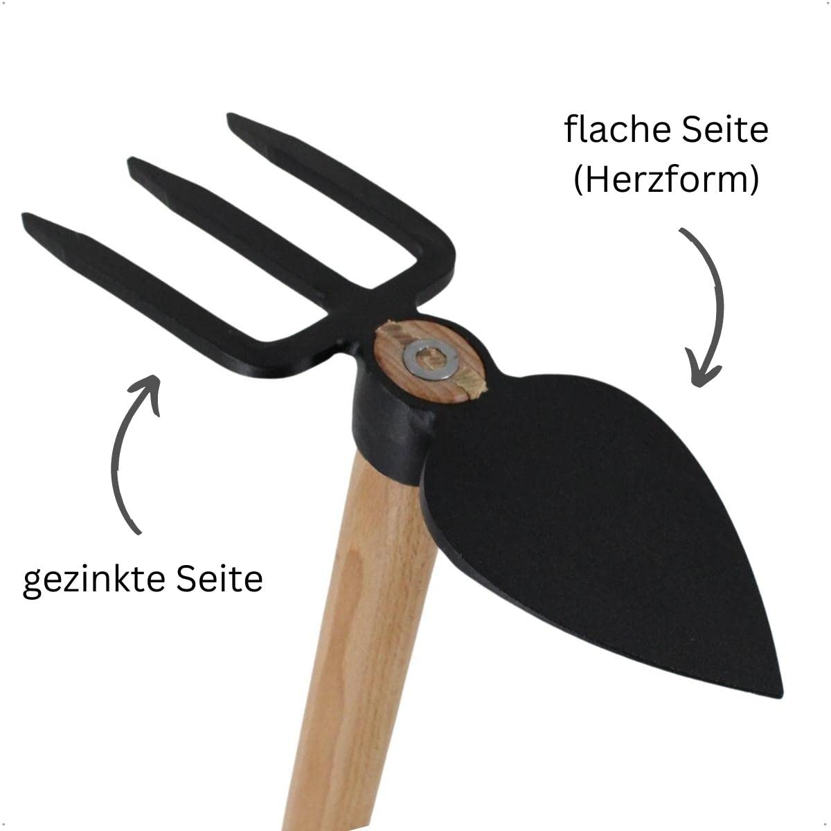 galaflor-doppelhacke-50cm-gartenhacke-herzform-holzgriff image 7