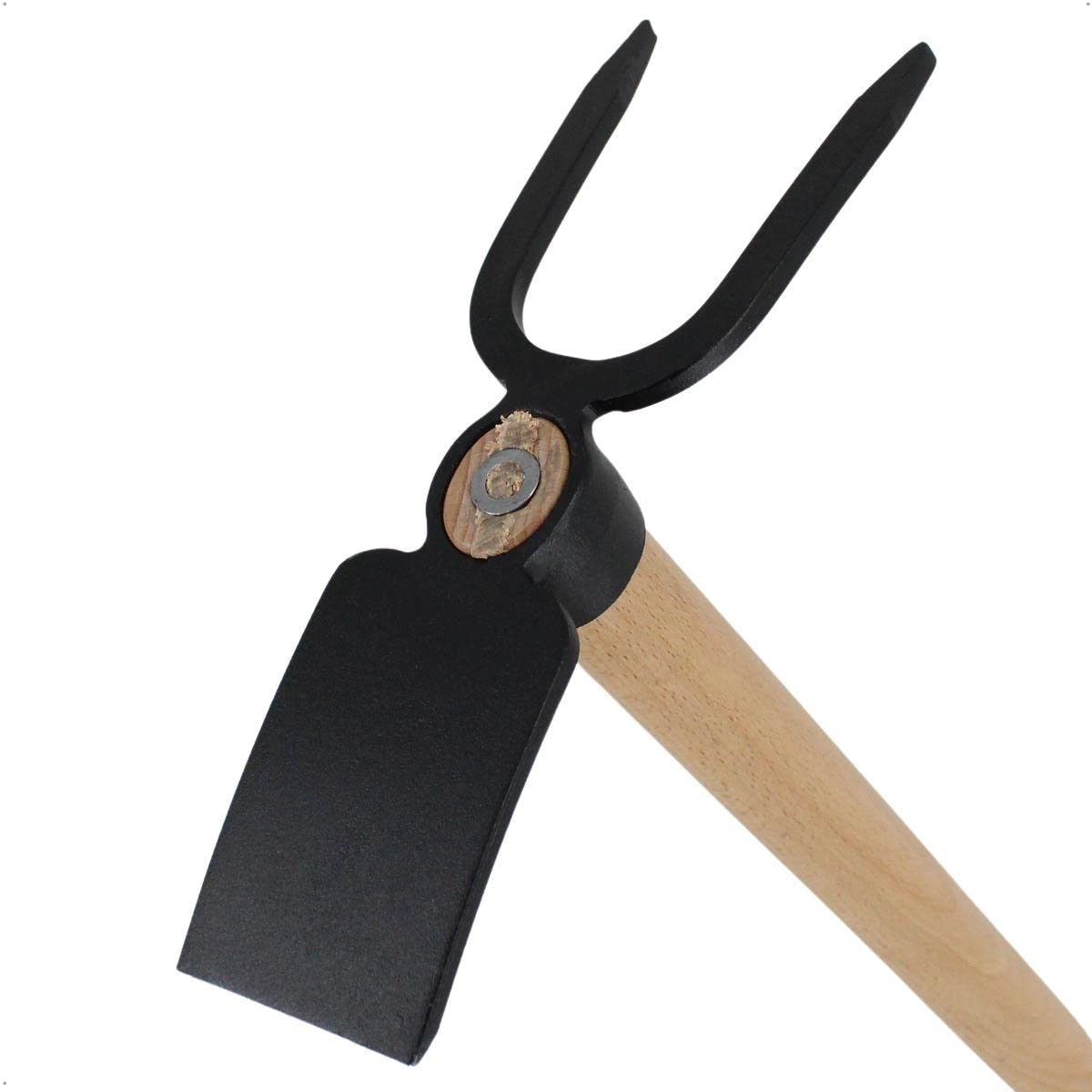 galaflor-gartenwerkzeuge-doppelhacke-50cm-stahl-2-zinken image 4