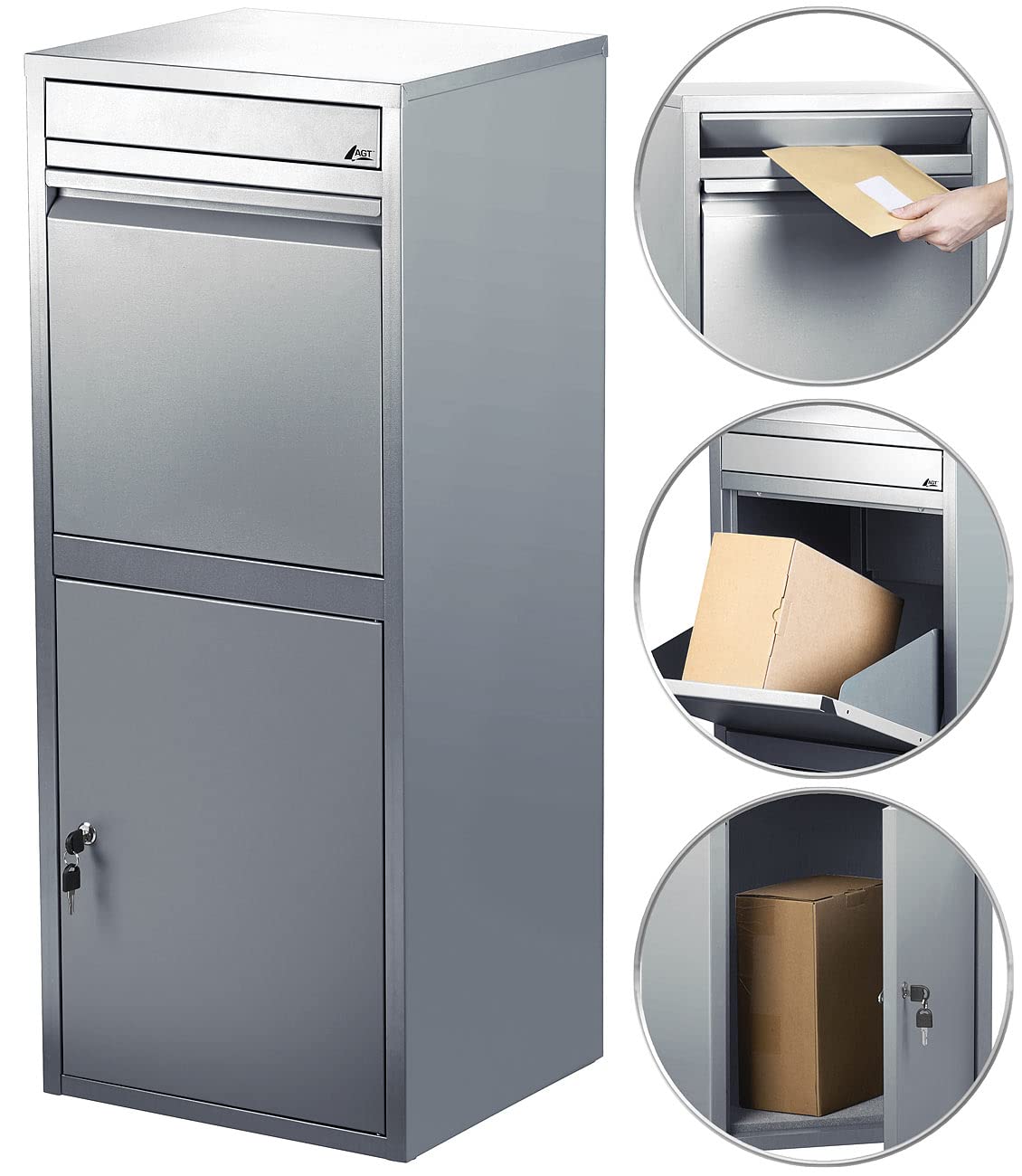 agt-haushalt-reinigung-paketbox-stand-stahlblech-grau image 2