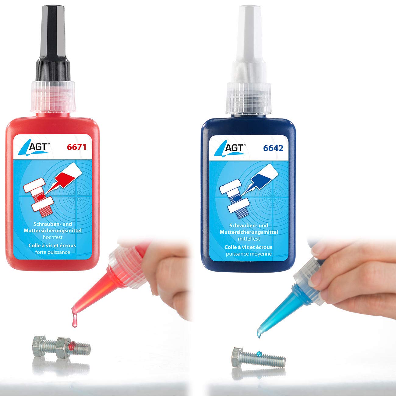 agt-schraubenkleber-schraubensicherung-4x50ml-mittel-hochfest image 3