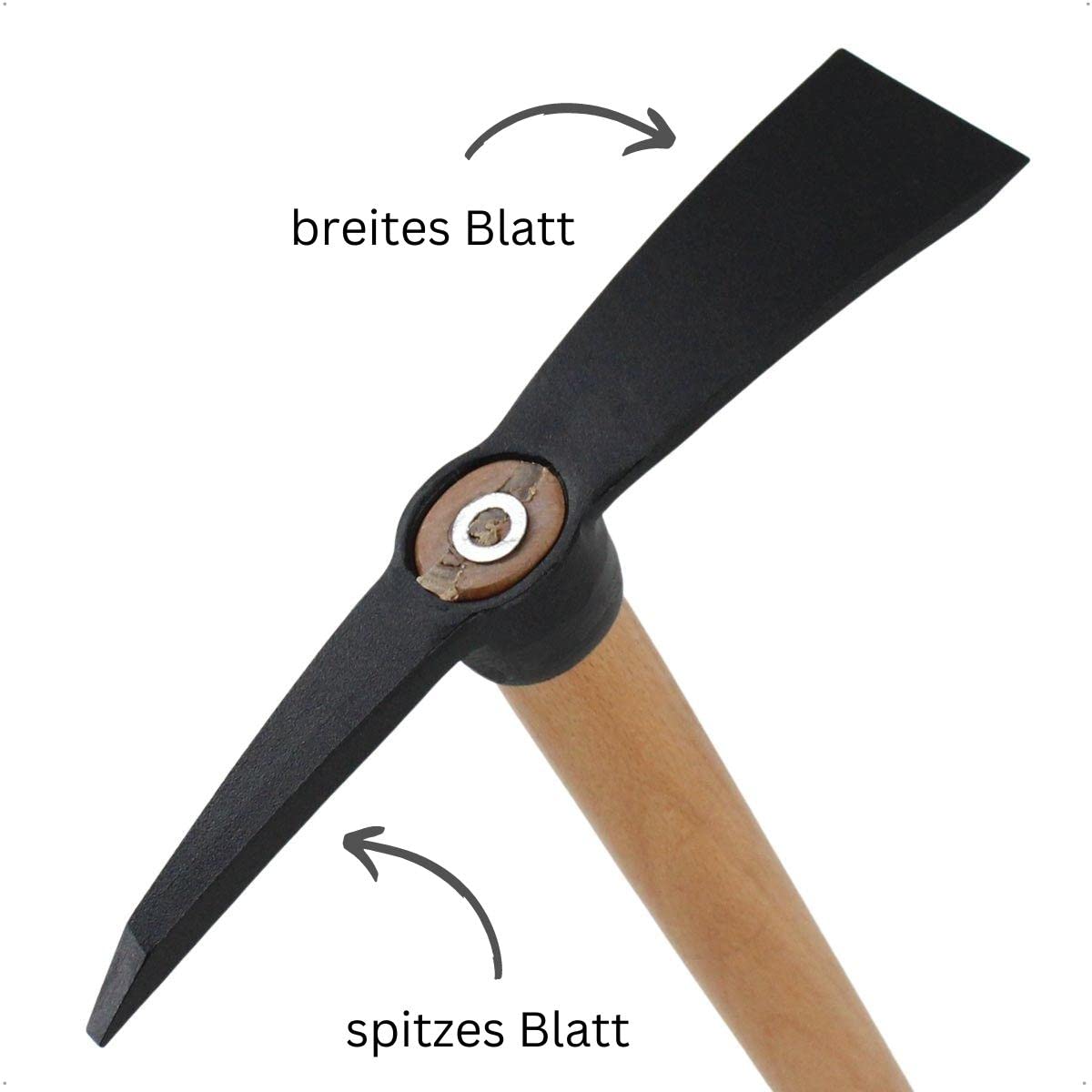 galaflor-gartenwerkzeuge-kleinpickel-51cm-stahl-holzgriff image 7