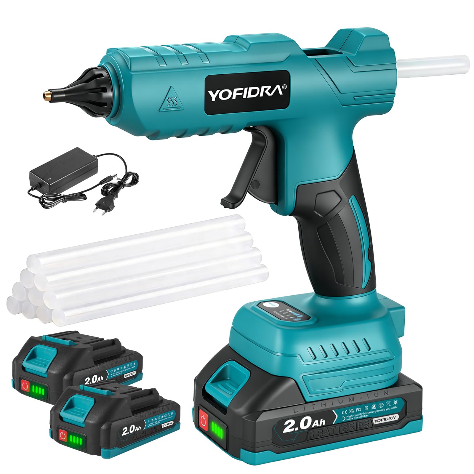 yofidra-hei-klebepistole-akku-100w-kabellos-blau-10-sticks image 1
