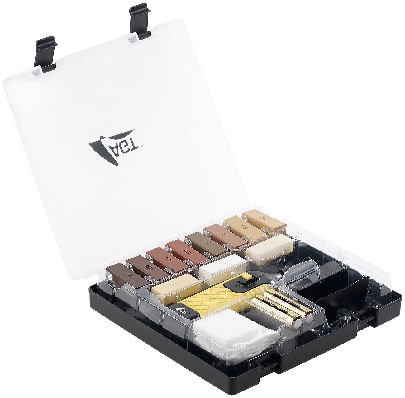 agt-handwerkzeuge-wrs-11-plh-parkett-reparatur-set-wachs-11-farben-koffer image 1